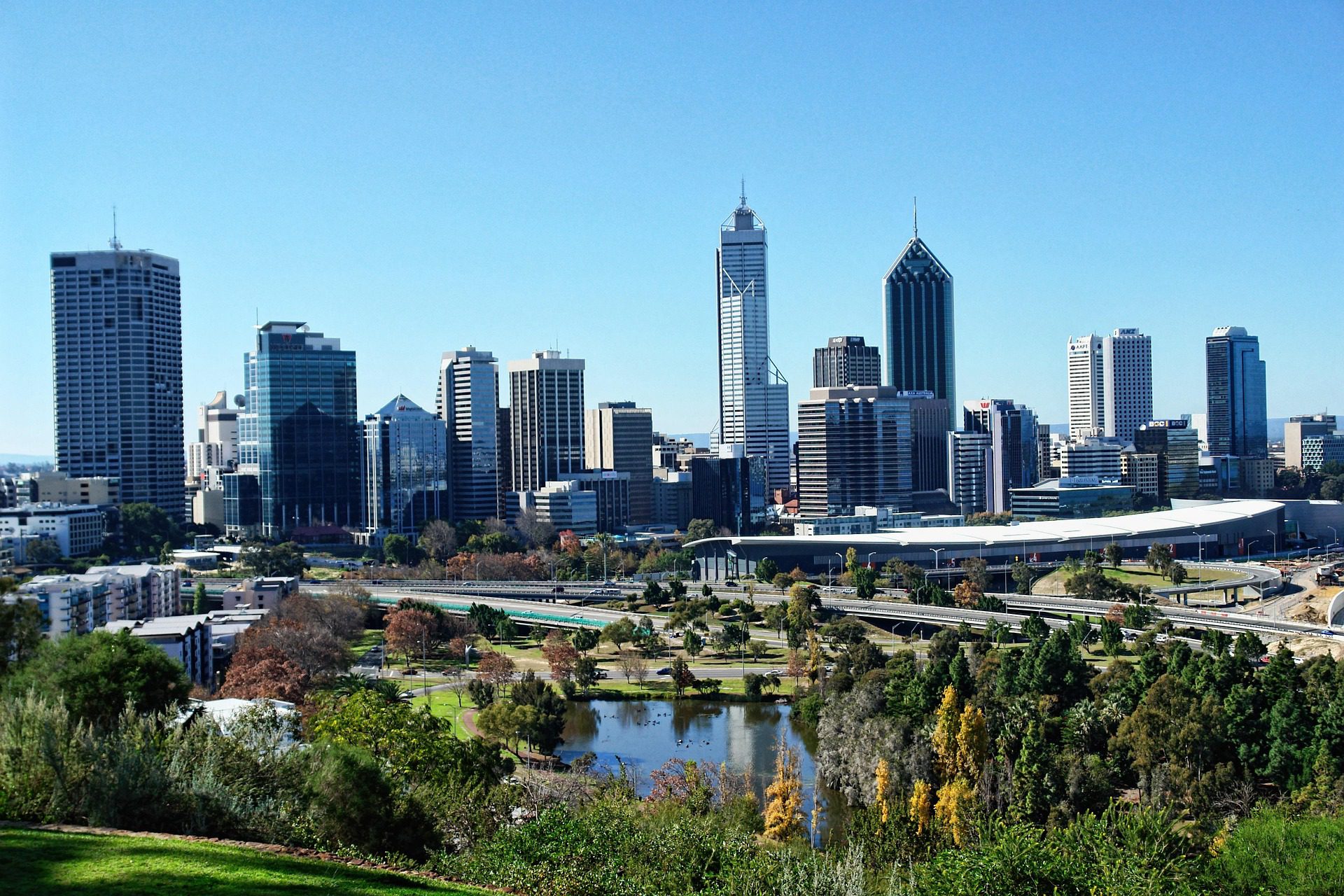 Perth Property The Perth city skyline seen from Kings Park
